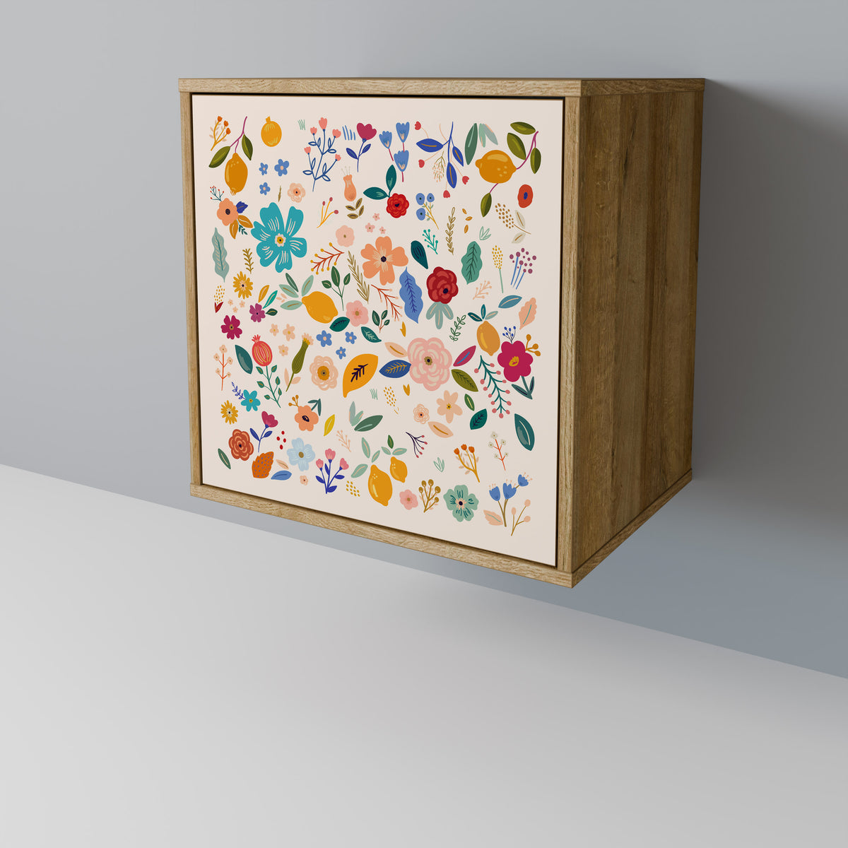 FLORAL COMBINATION 1-Door Sideboard