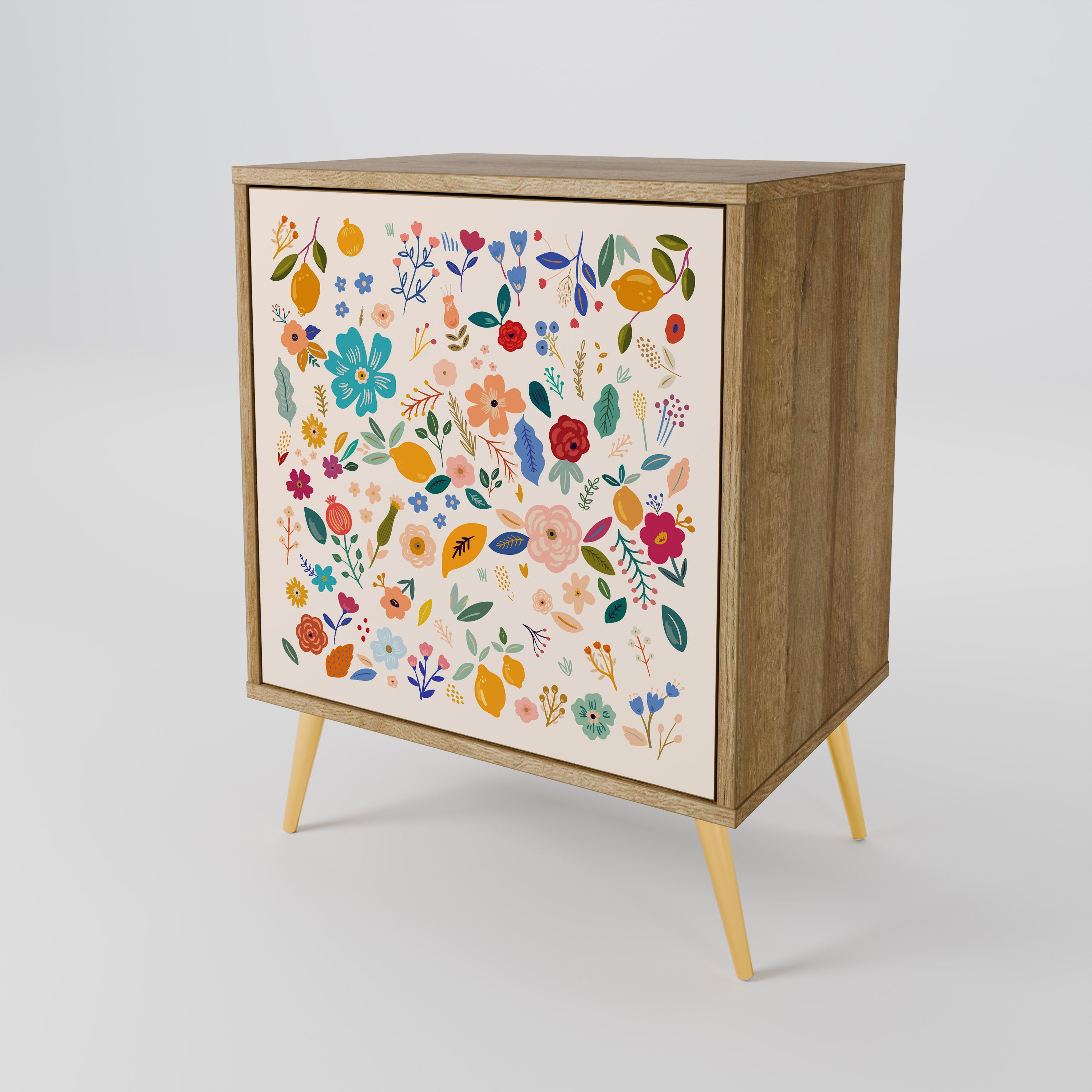FLORAL COMBINATION 1-Door Sideboard