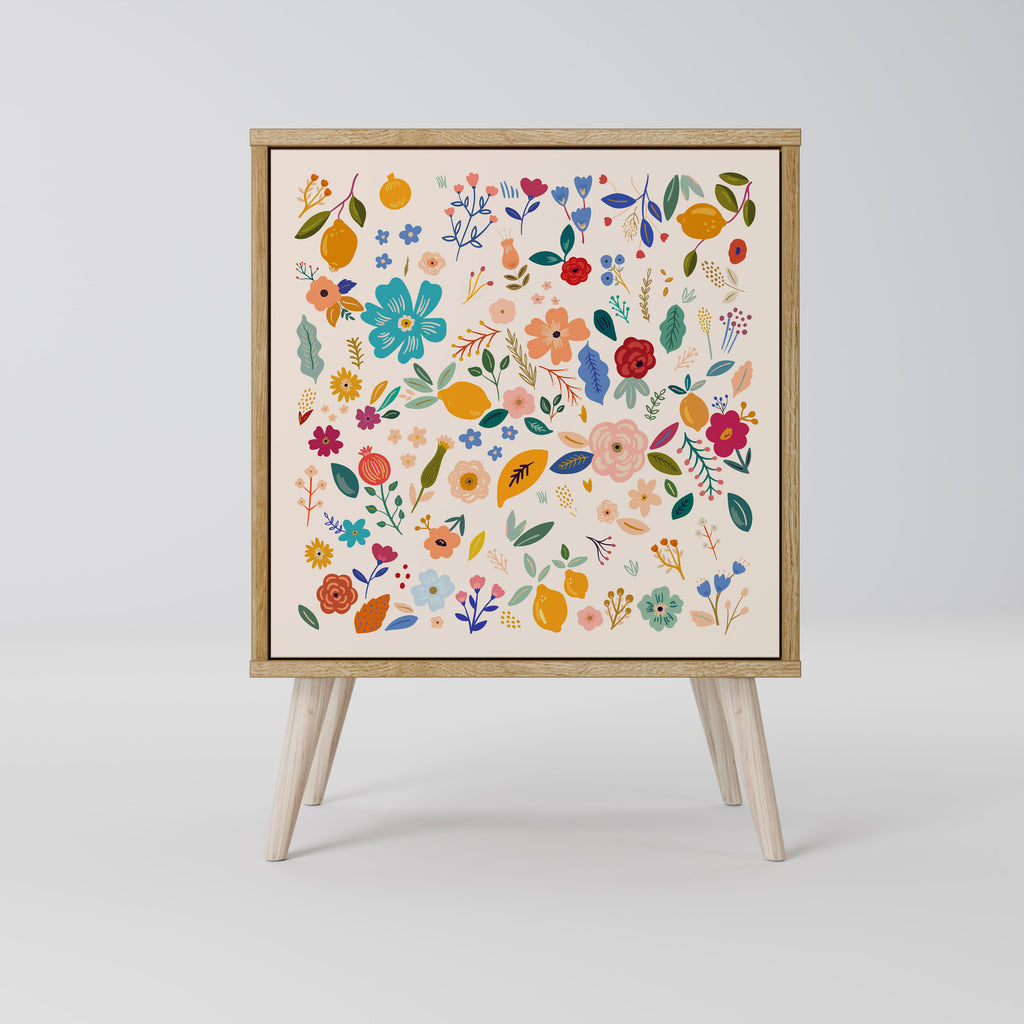 FLORAL COMBINATION 1-Door Sideboard