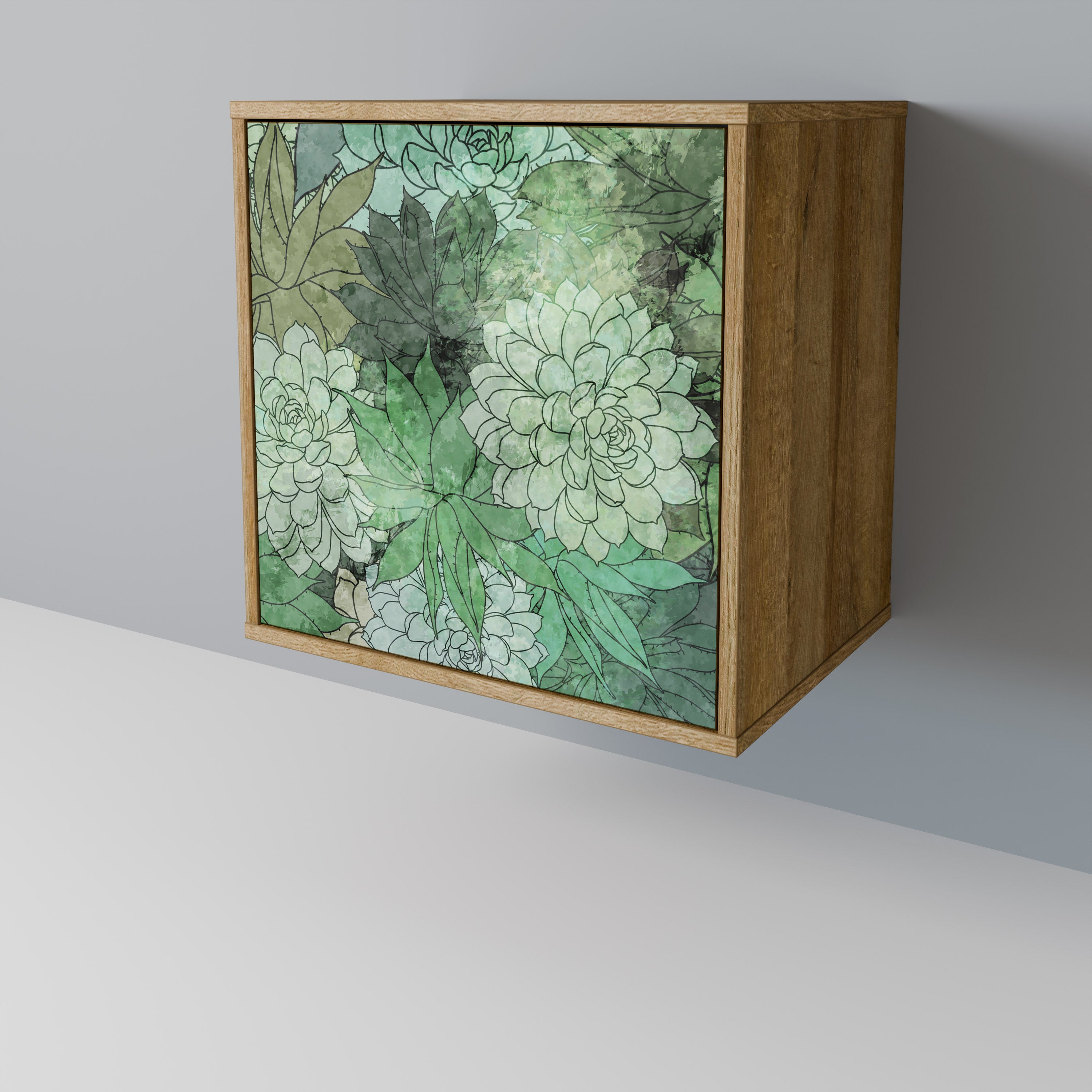 SUCCULENT CLUSTER 1-Door Sideboard