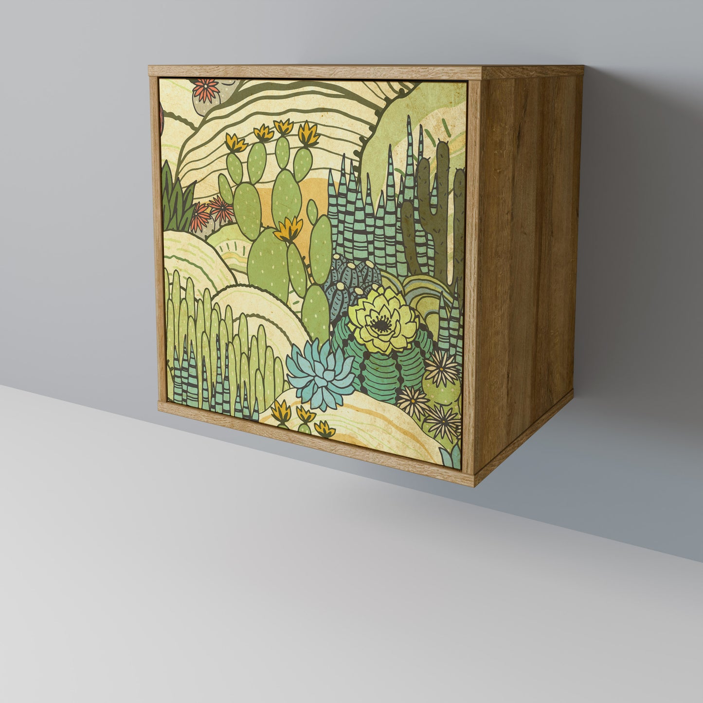 SUCCULENTS KALEIDOSCOPE 1-Door Sideboard