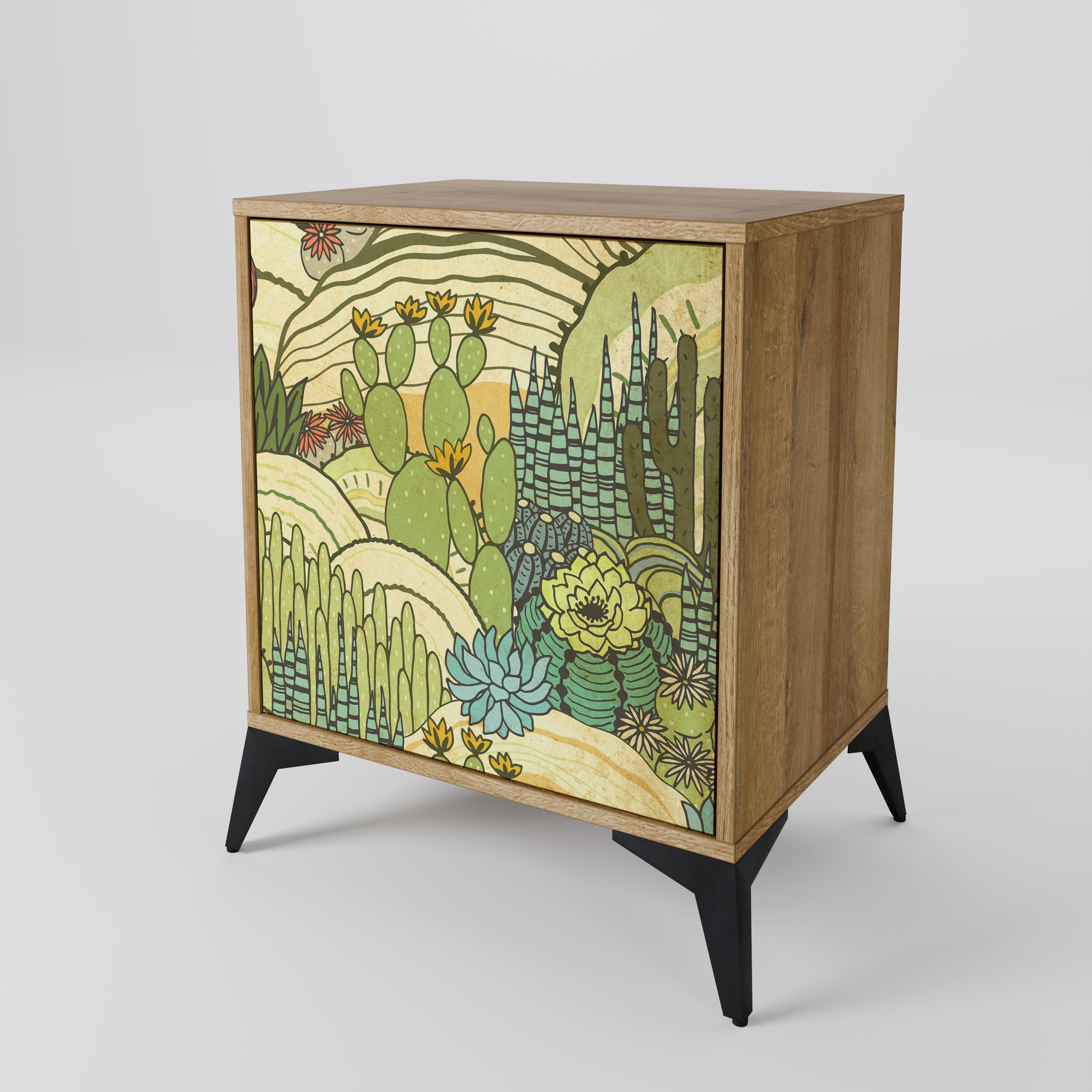 SUCCULENTS KALEIDOSCOPE 1-Door Sideboard