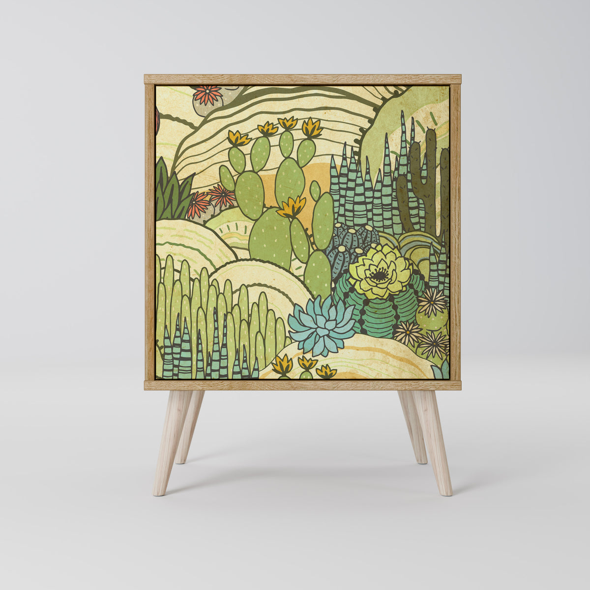 SUCCULENTS KALEIDOSCOPE 1-Door Sideboard
