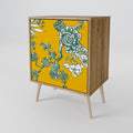 YELLOW CHINOISERIE 1-Door Sideboard