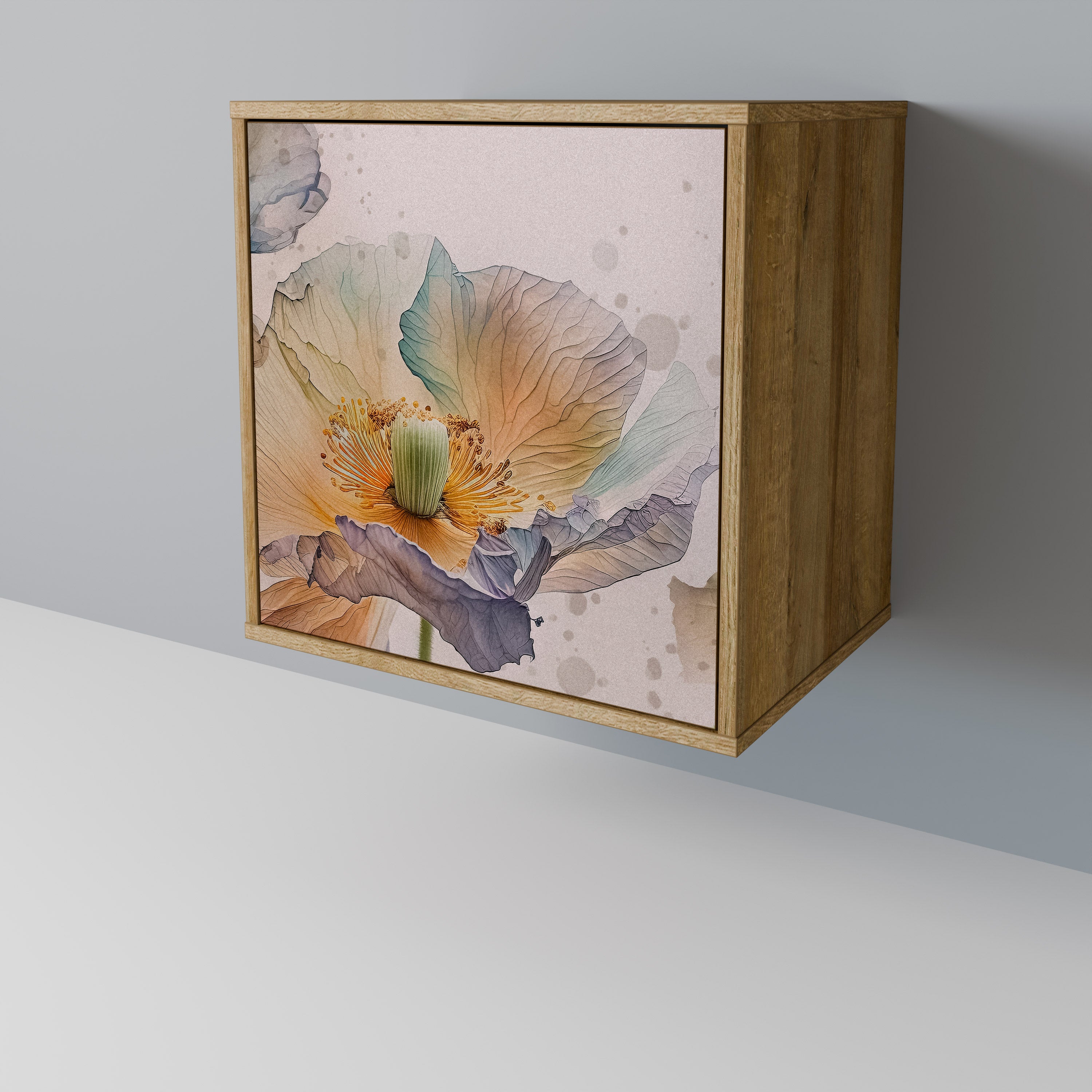 SOFTEN POPPY 1-Door Sideboard