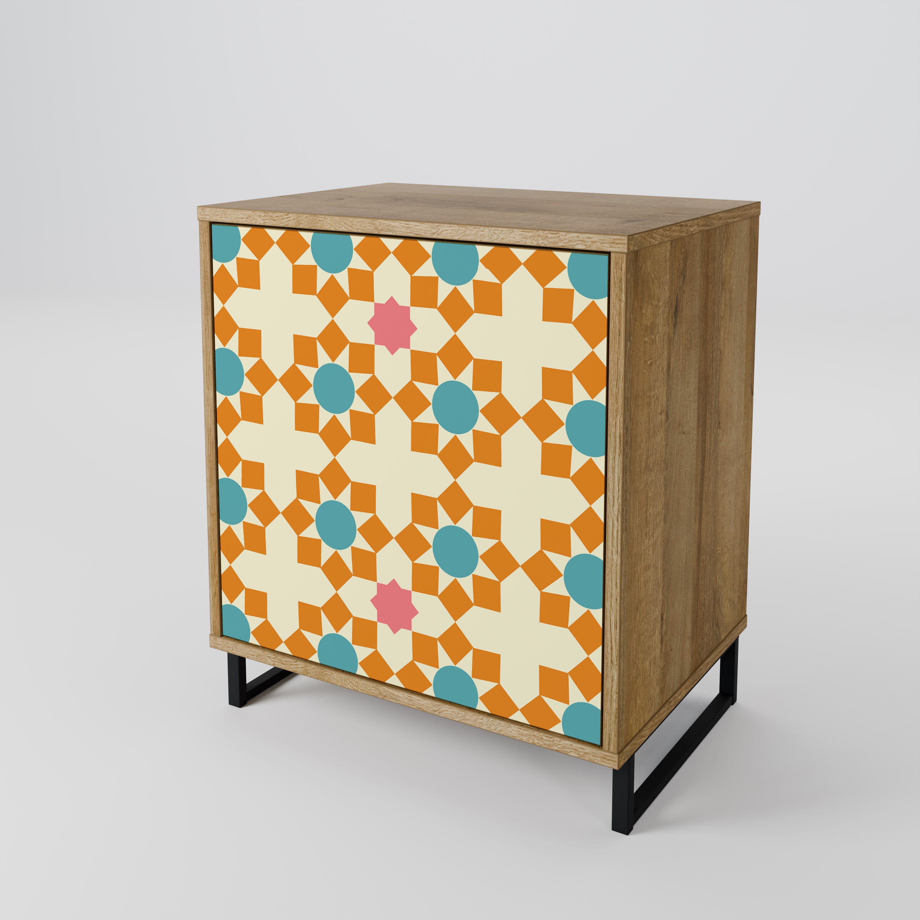 FLORAL DECOR 1-Door Sideboard