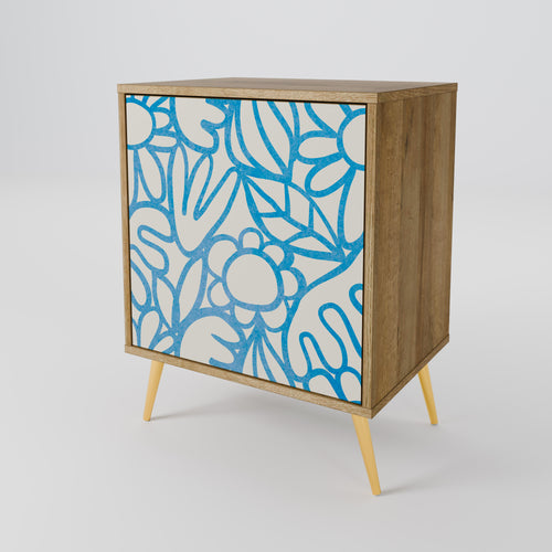 BLOOMY MORNING 1-Door Sideboard