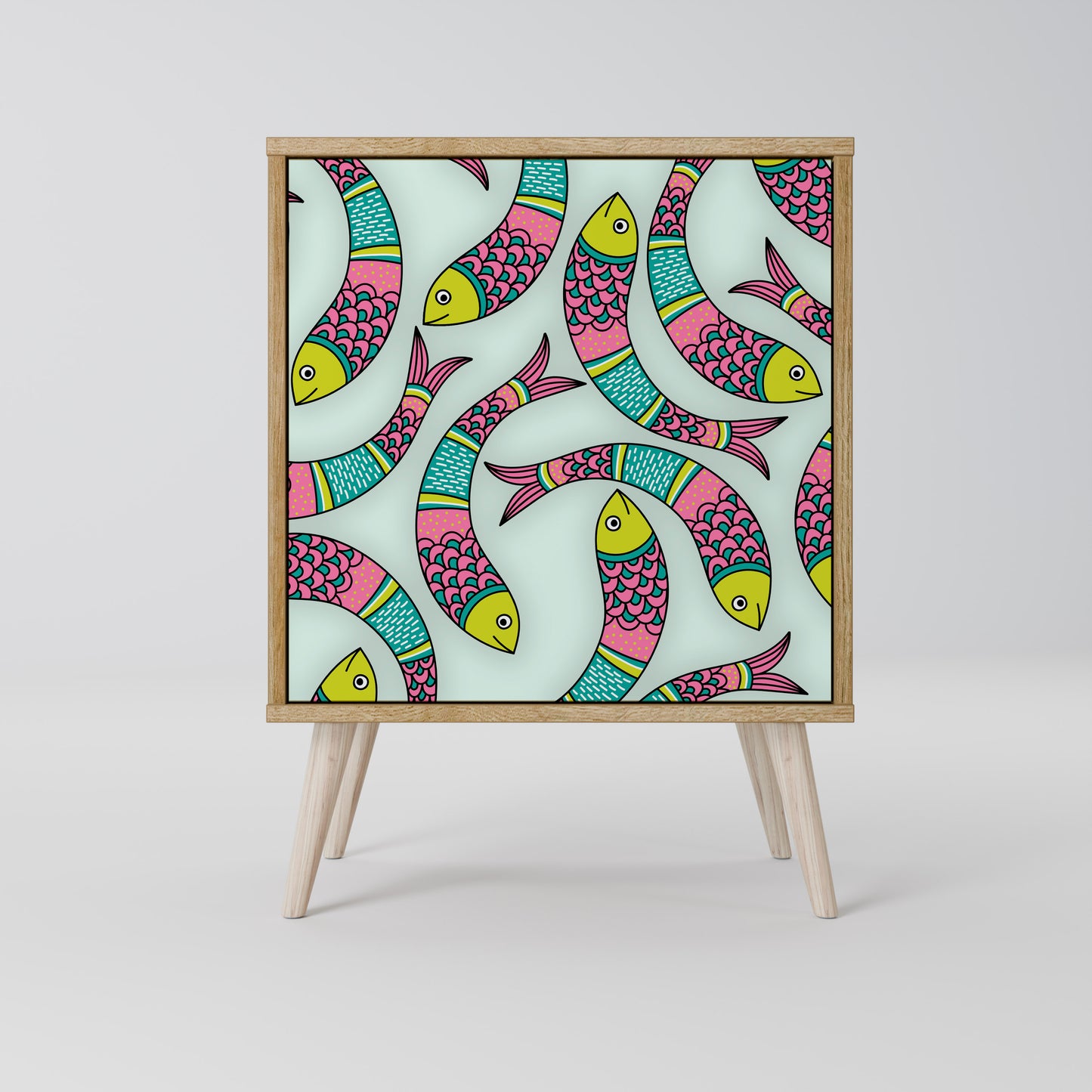 INDIAN FISH 1-Door Sideboard