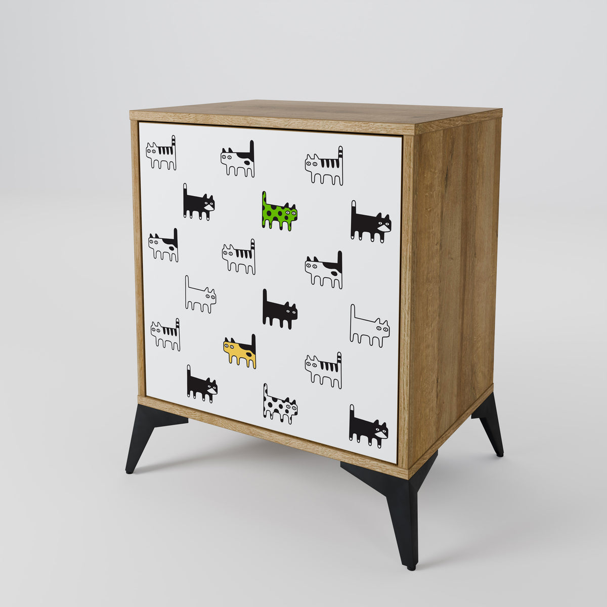 CATS COMPILATION 1-Door Sideboard