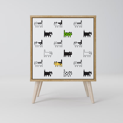 CATS COMPILATION 1-Door Sideboard