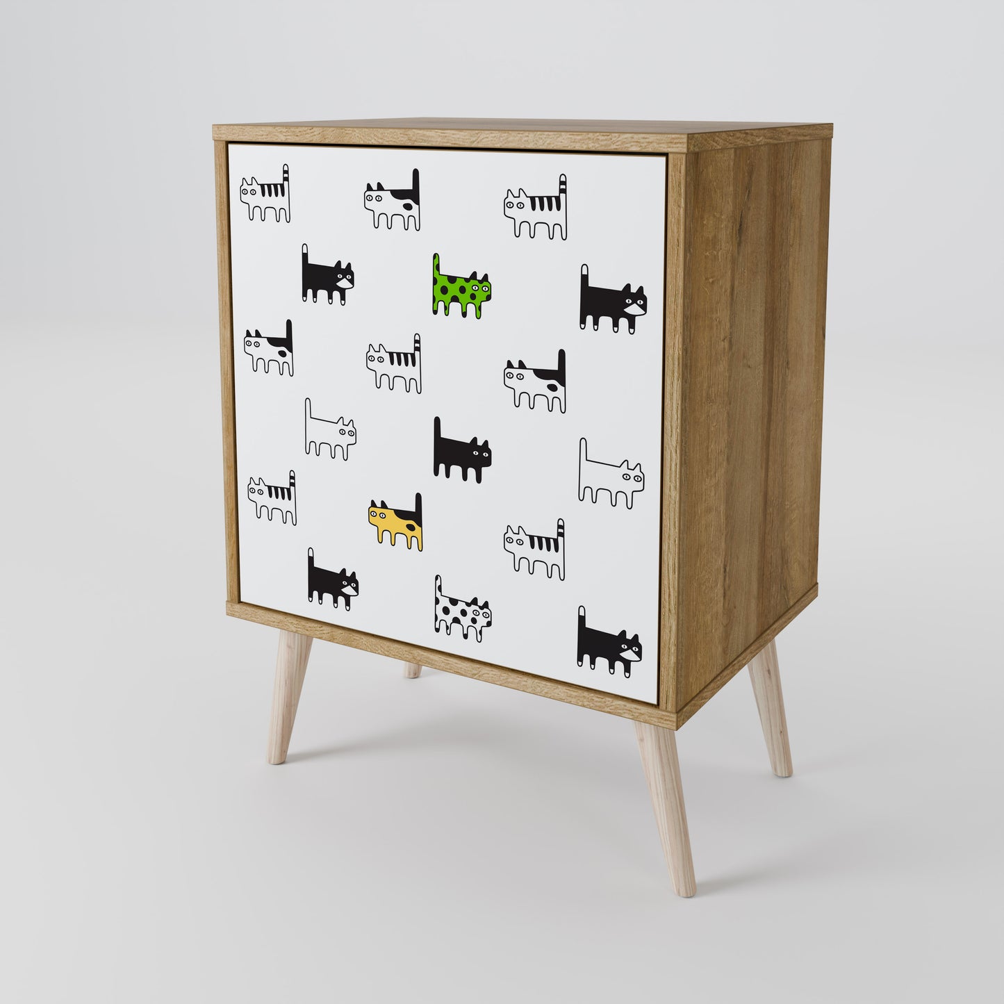 CATS COMPILATION 1-Door Sideboard