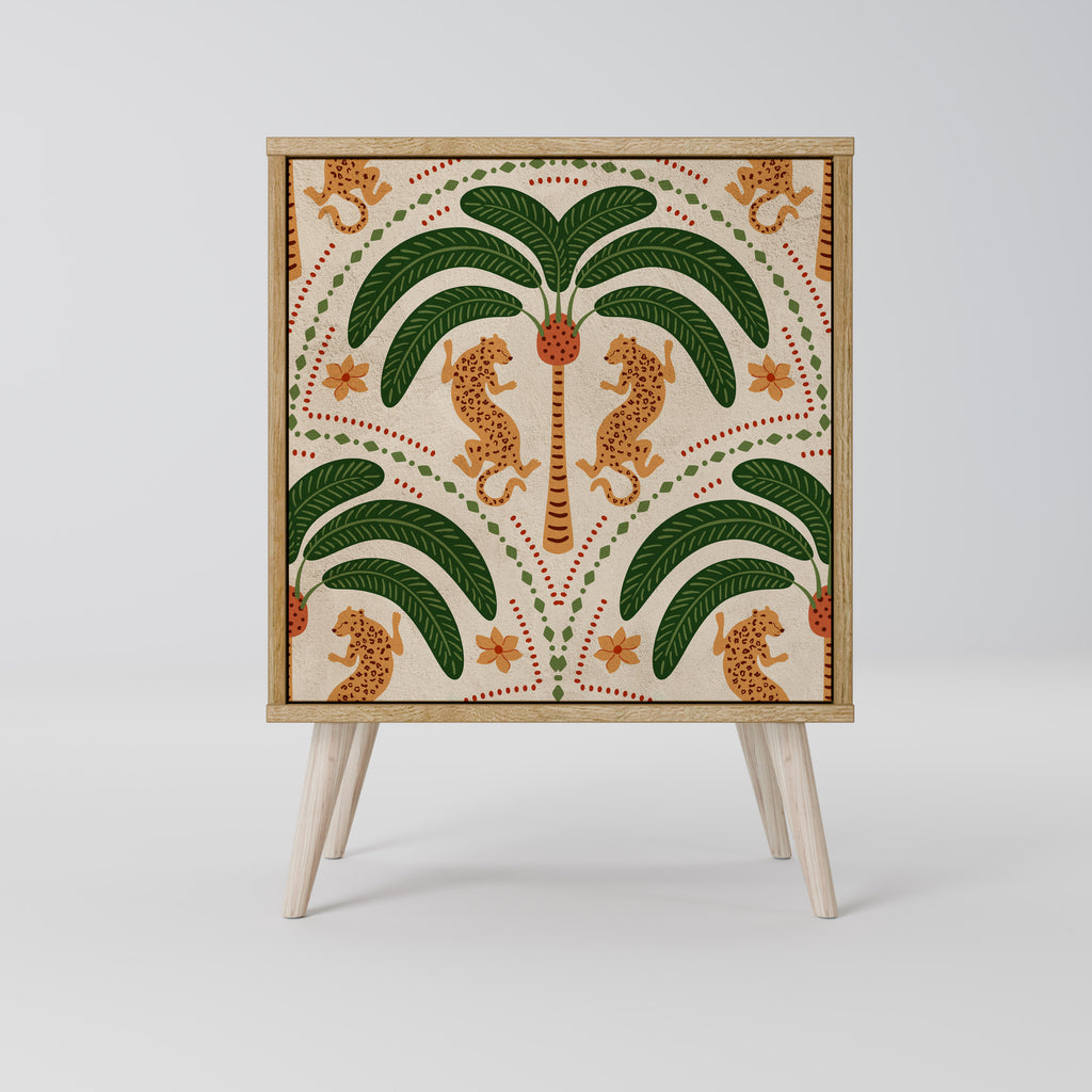 DANCING PREDATORS 1-Door Sideboard