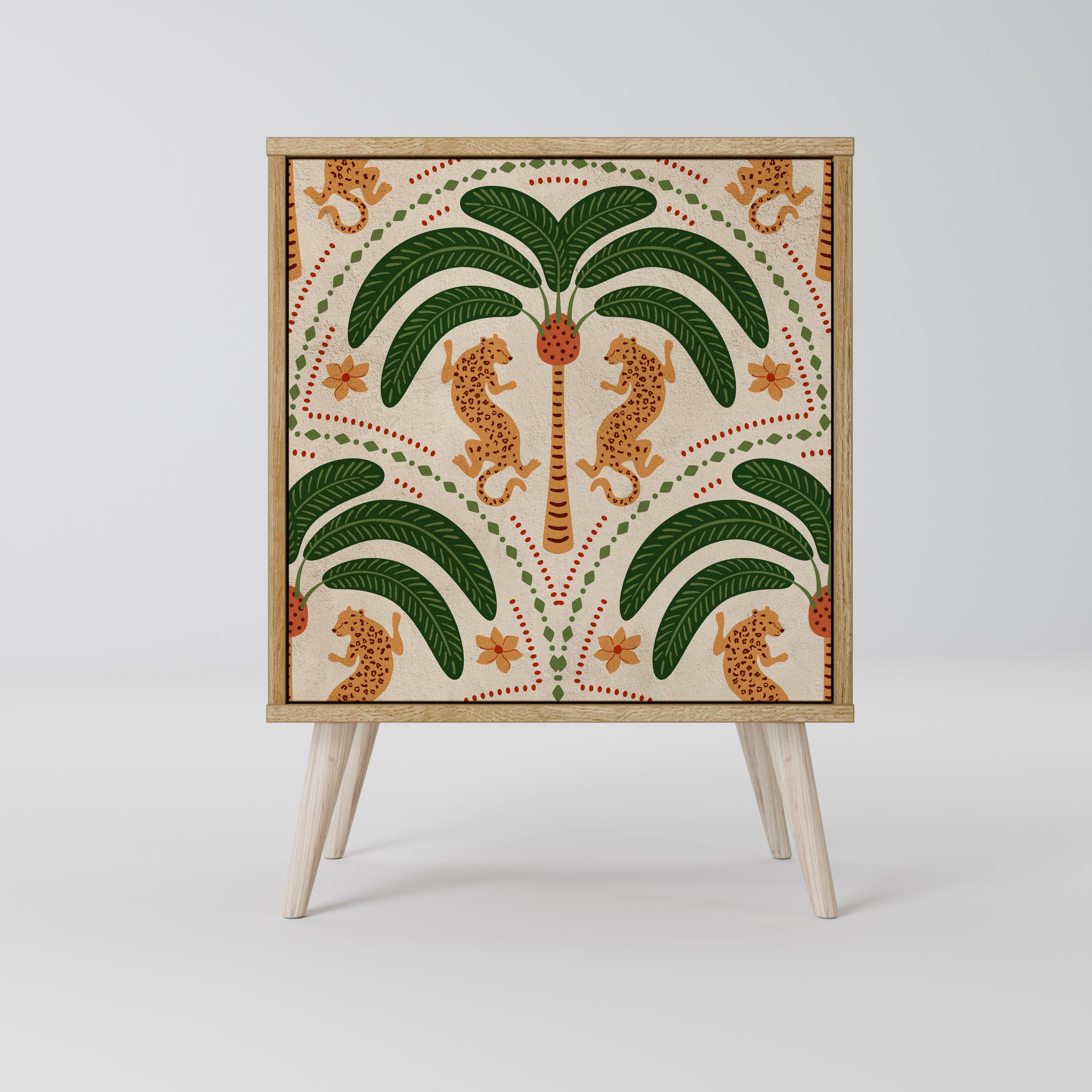 DANCING PREDATORS 1-Door Sideboard