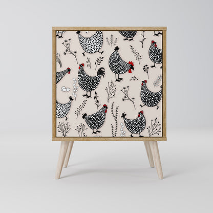 HAPPY HENS 1-Door Sideboard