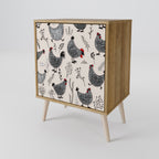 HAPPY HENS 1-Door Sideboard