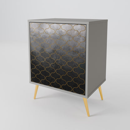 TESSELATED GRAYISH 1-Door Sideboard