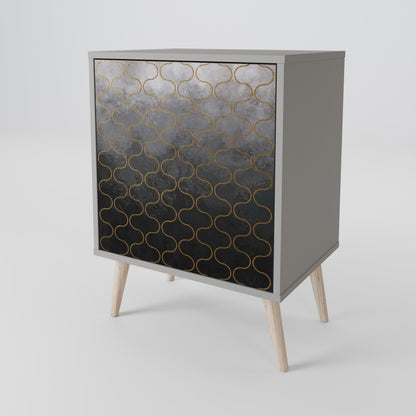 TESSELATED GRAYISH 1-Door Sideboard