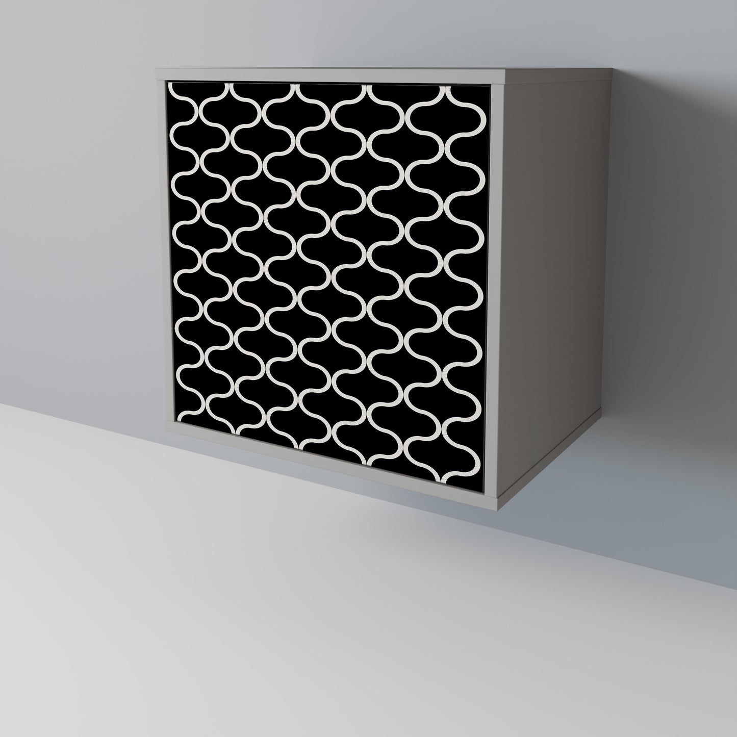 TESSELATED BLACKNESS 1-Door Sideboard