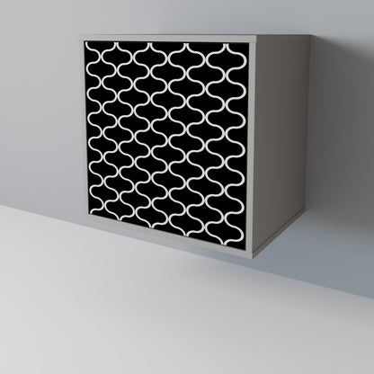 TESSELATED BLACKNESS 1-Door Sideboard