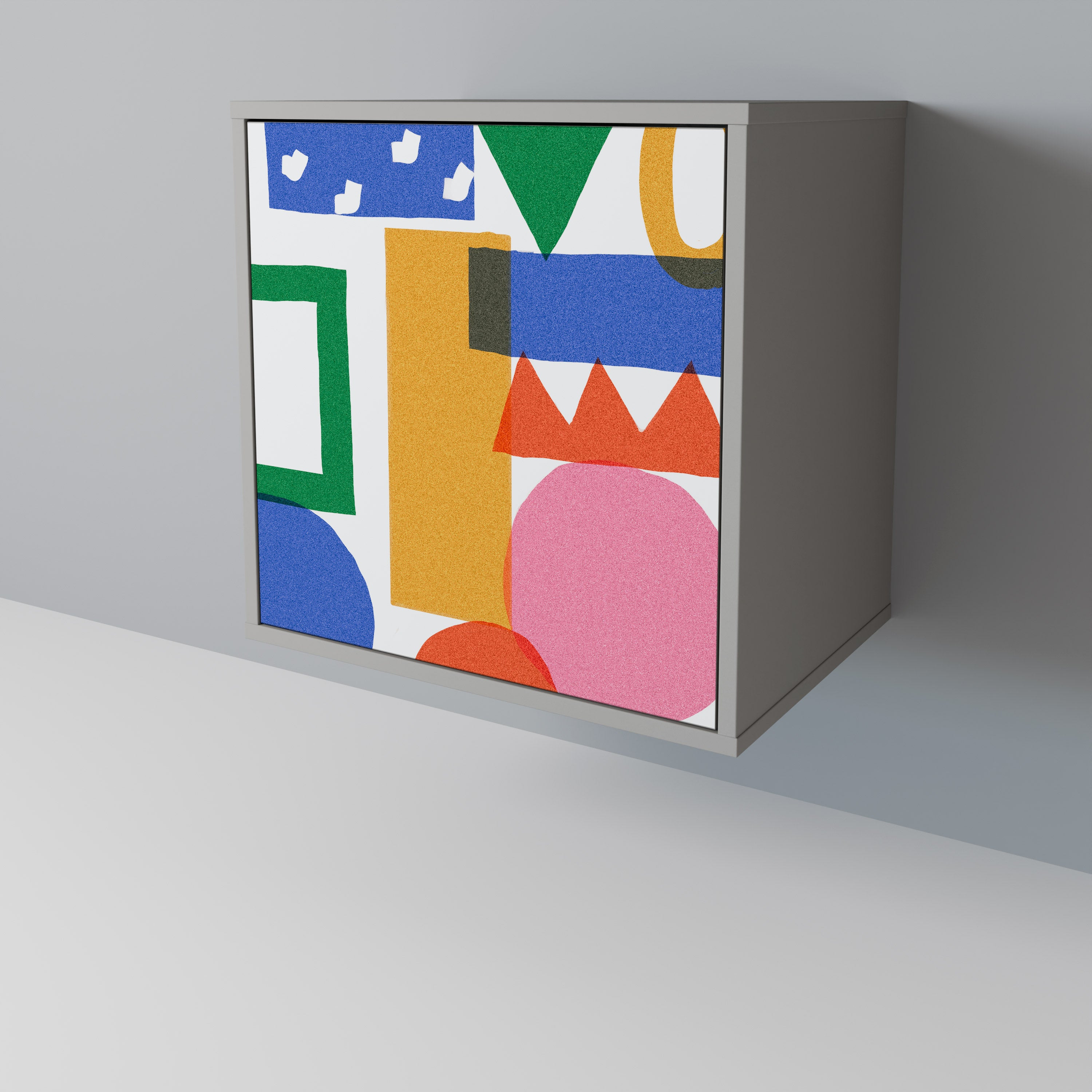 GEOMETRIC GLIMMER 1-Door Sideboard