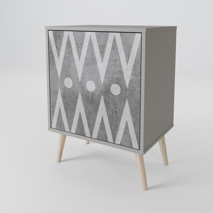 SHARP EDGES 1-Door Sideboard