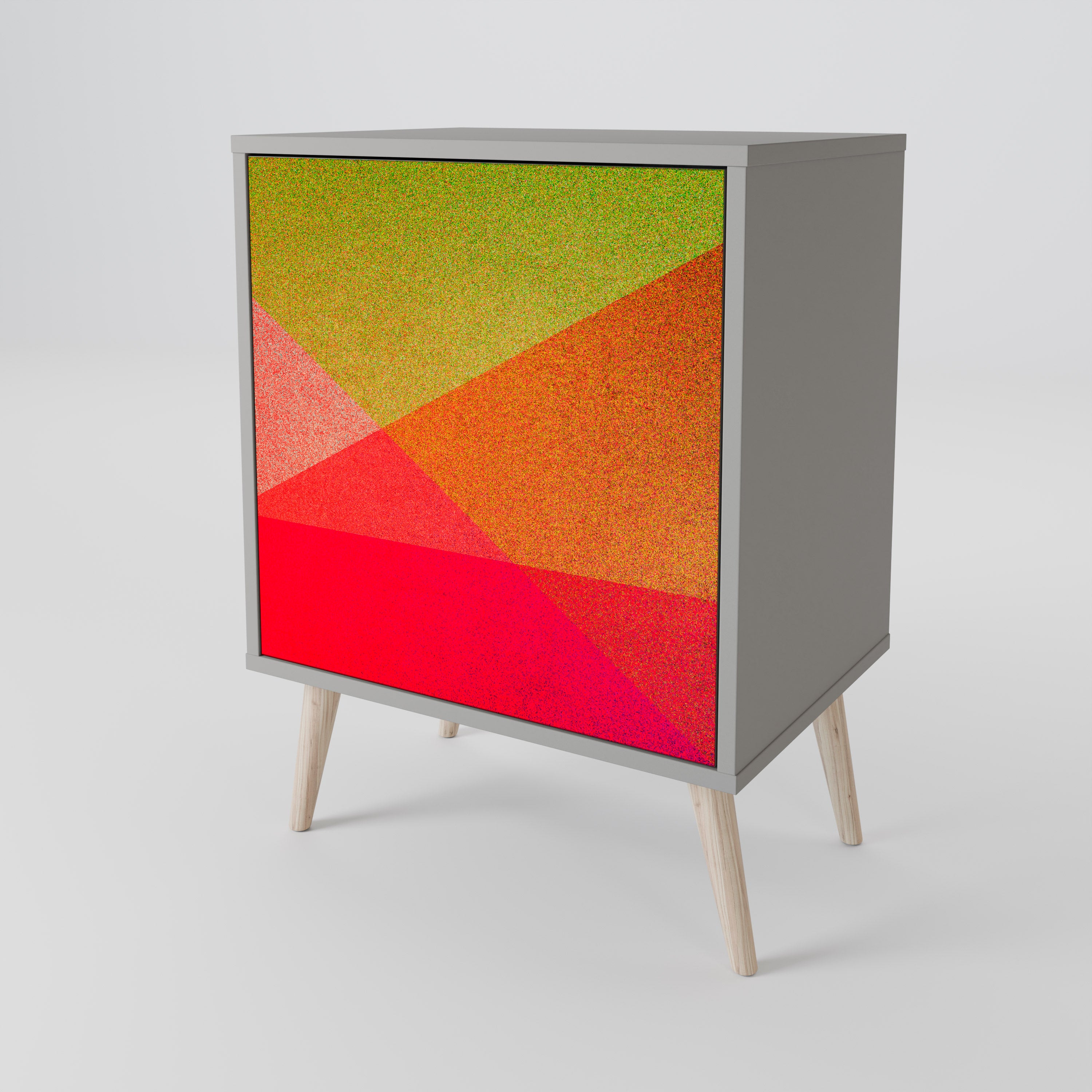 VIVID GEOMETRY 1-Door Sideboard
