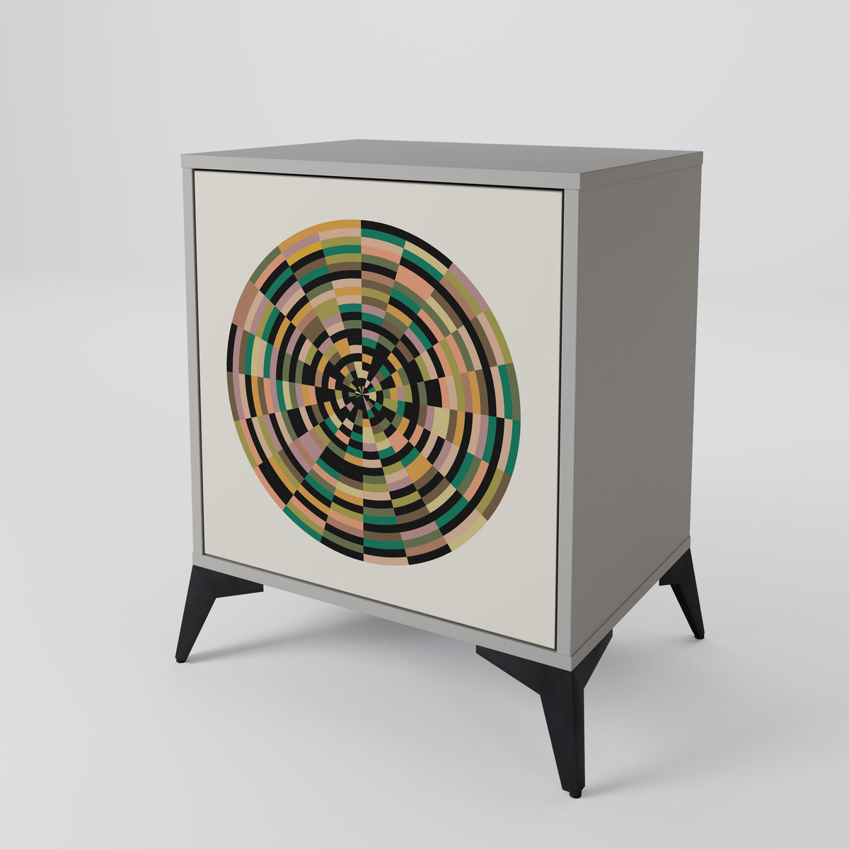 GREEN CIRCLES 1-Door Sideboard