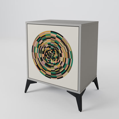 GREEN CIRCLES 1-Door Sideboard