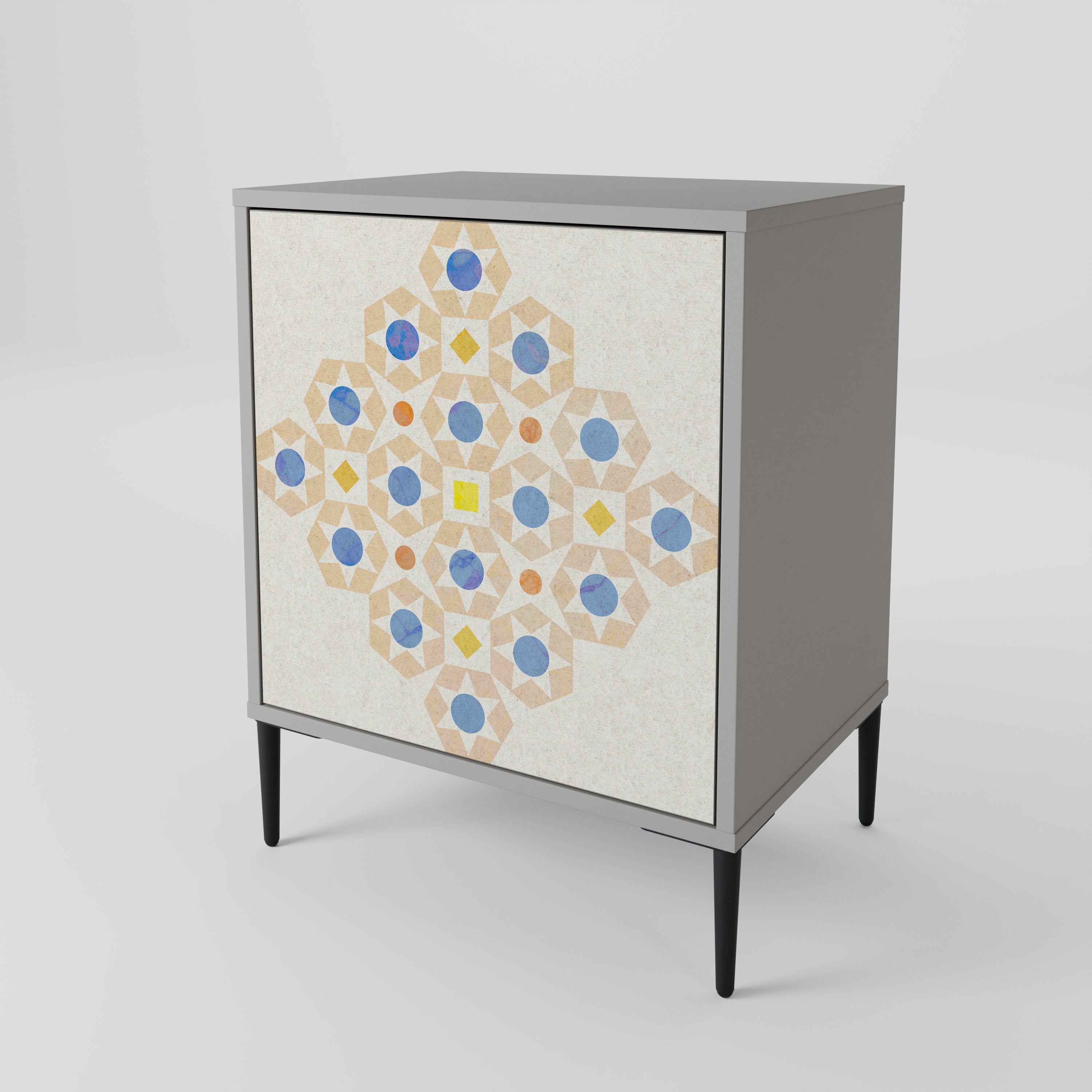 PATTERNED PRISM 1-Door Sideboard