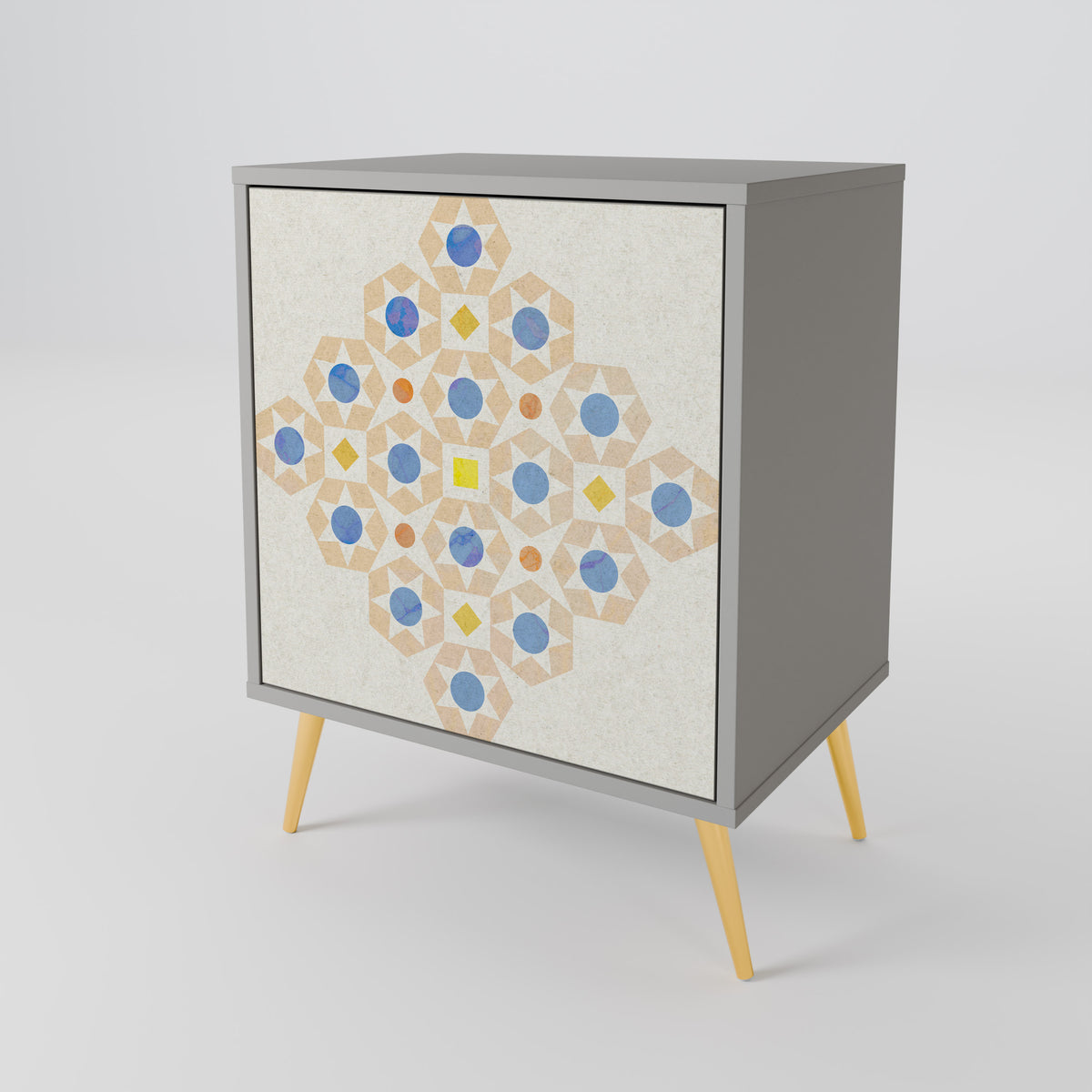 PATTERNED PRISM 1-Door Sideboard
