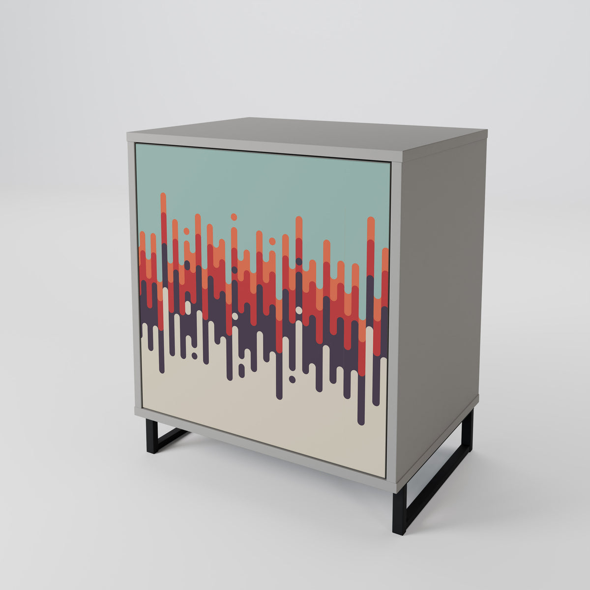 CHROMA CONTOURS 1-Door Sideboard