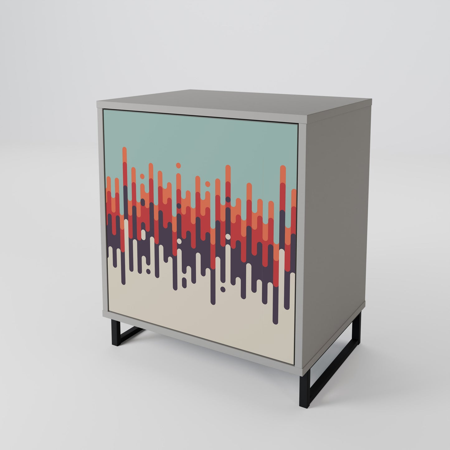 CHROMA CONTOURS 1-Door Sideboard