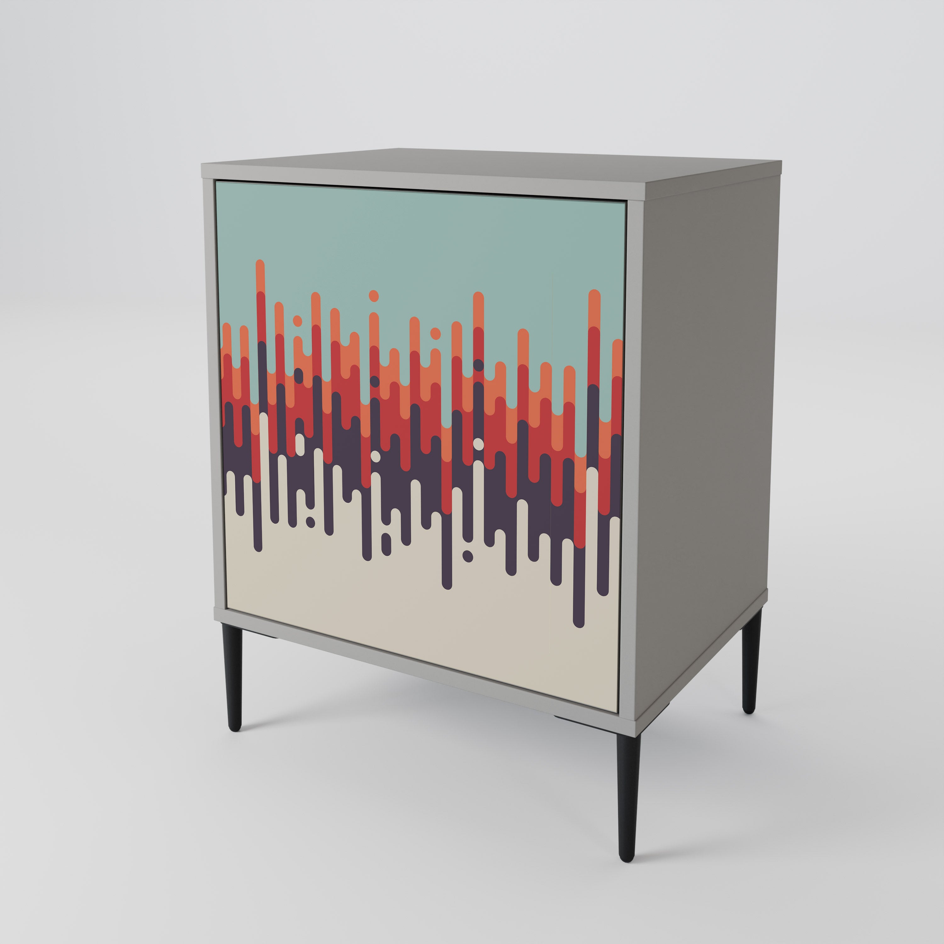 CHROMA CONTOURS 1-Door Sideboard