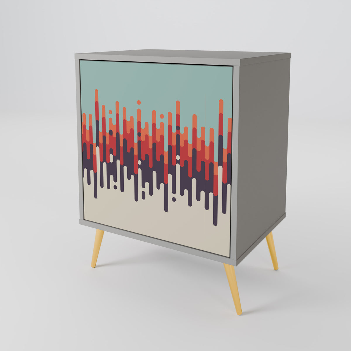 CHROMA CONTOURS 1-Door Sideboard