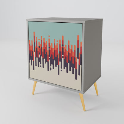 CHROMA CONTOURS 1-Door Sideboard