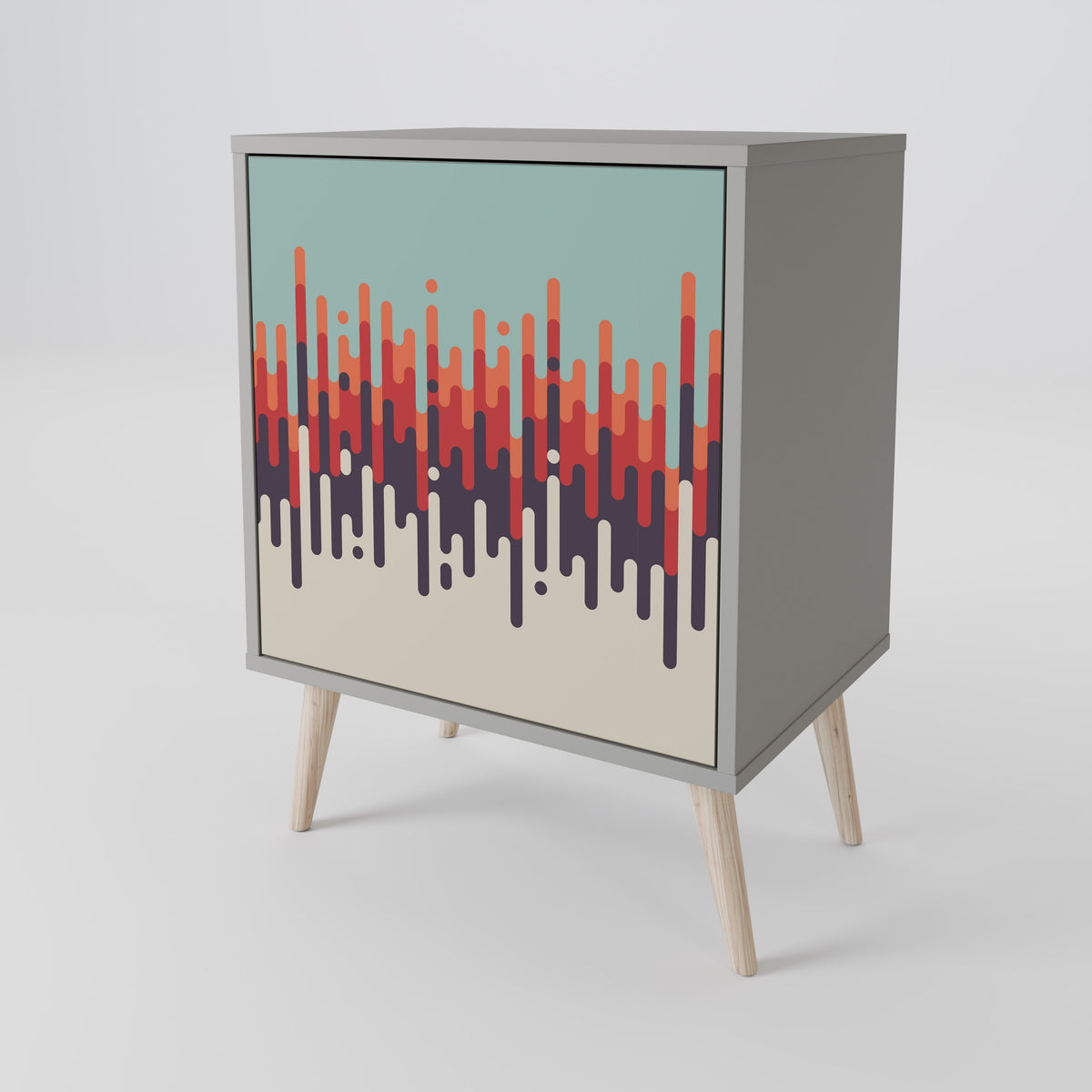 CHROMA CONTOURS 1-Door Sideboard