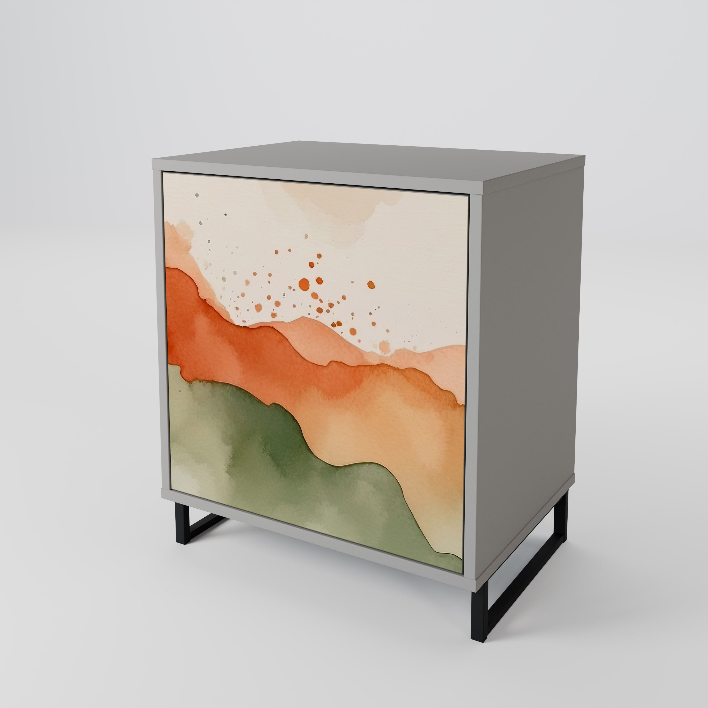 WATERCOLOUR PEAKS 1-Door Sideboard