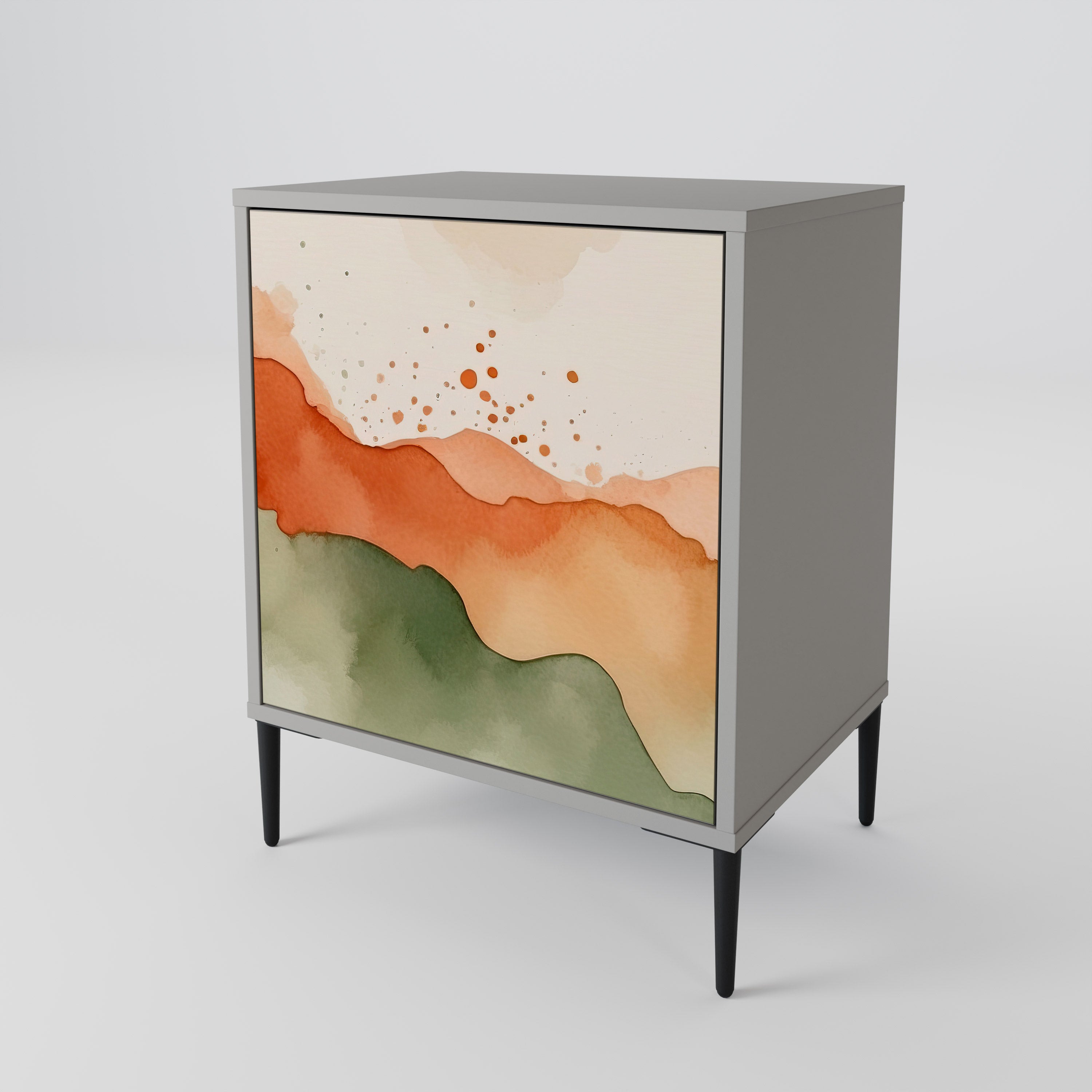 WATERCOLOUR PEAKS 1-Door Sideboard