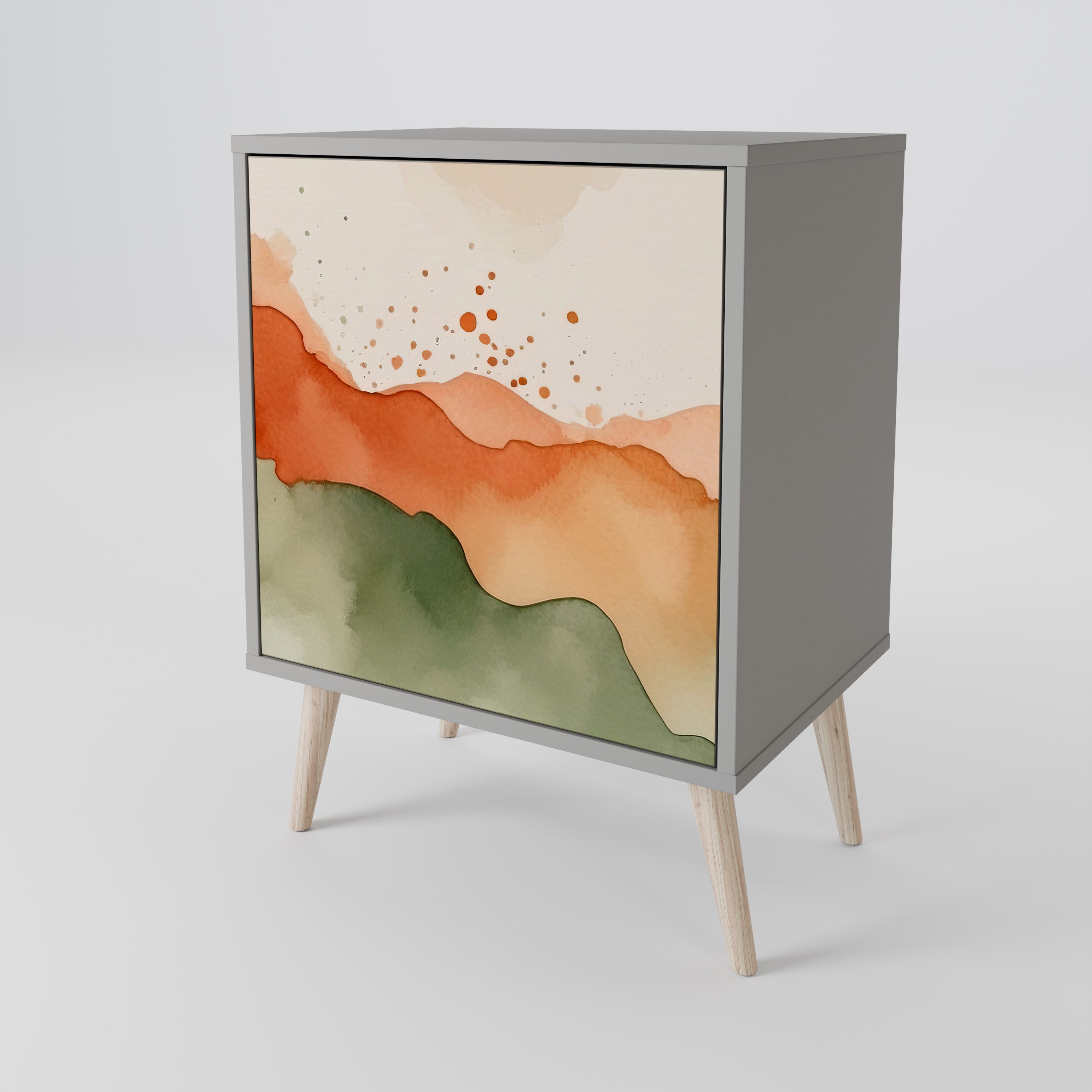 WATERCOLOUR PEAKS 1-Door Sideboard