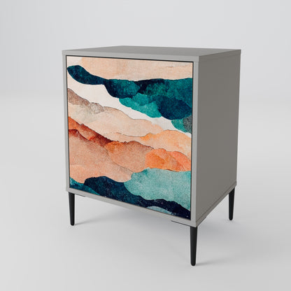 ABSTRACT LANDSCAPE 1-Door Sideboard