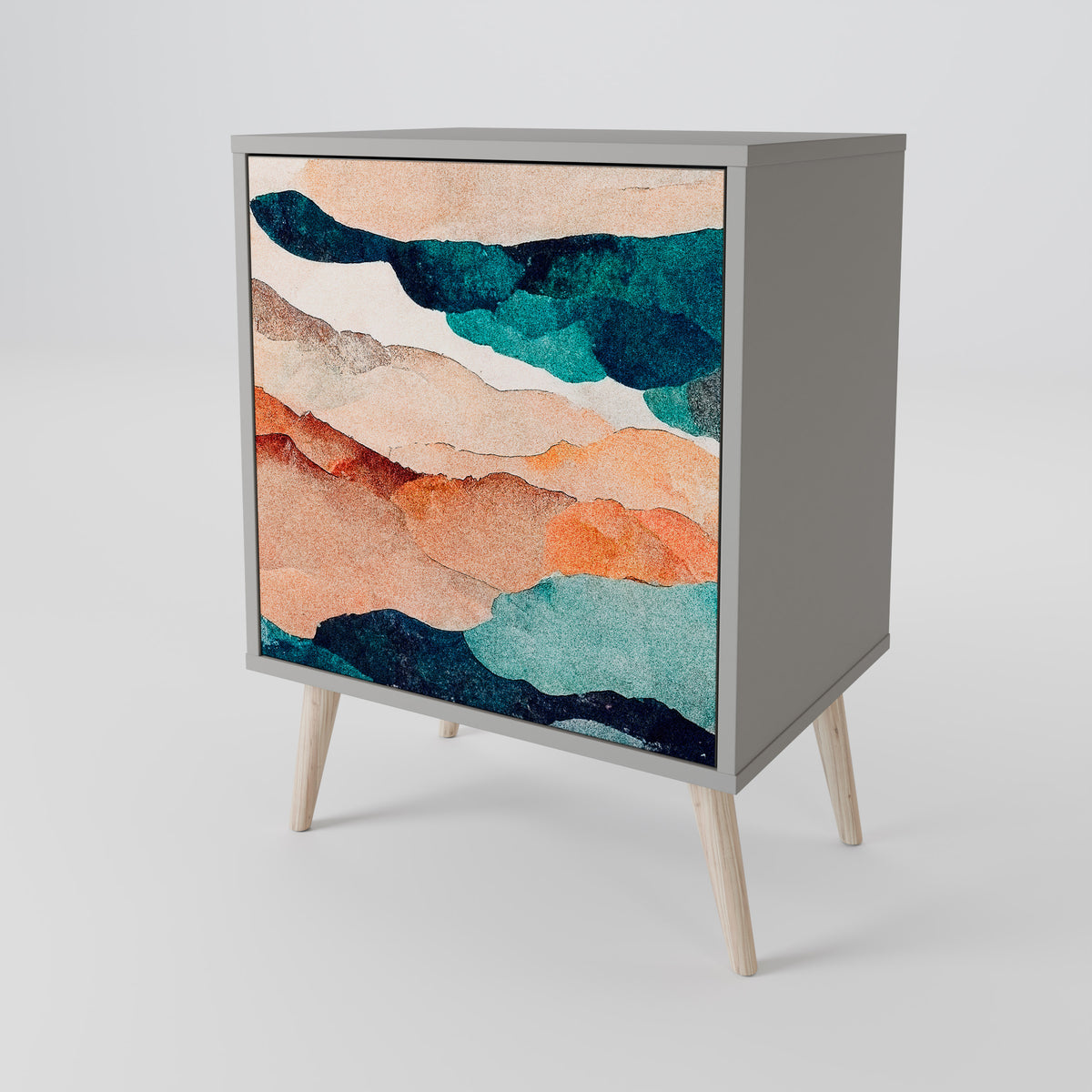 ABSTRACT LANDSCAPE 1-Door Sideboard