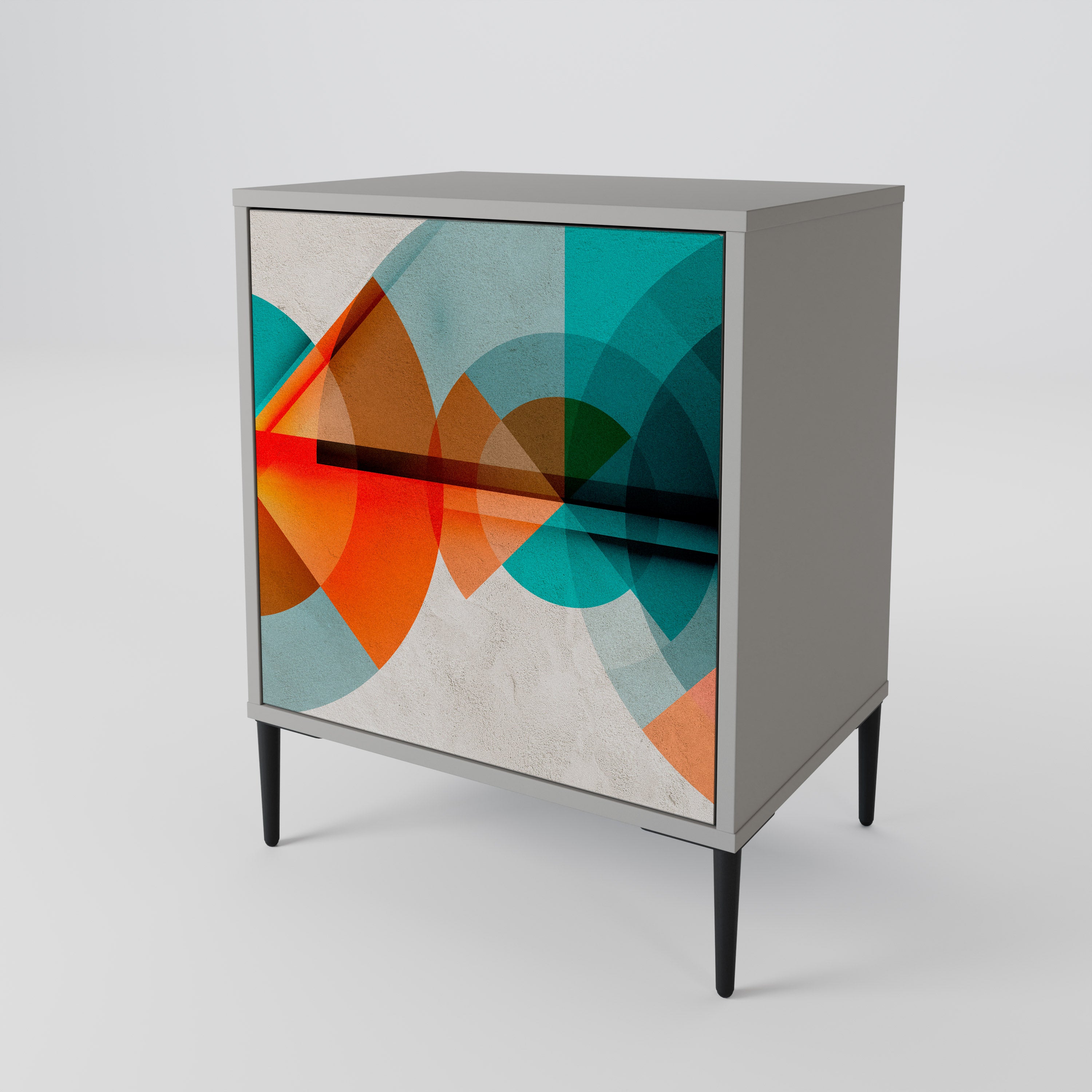 CIRCULAR RHAPSODY 1-Door Sideboard