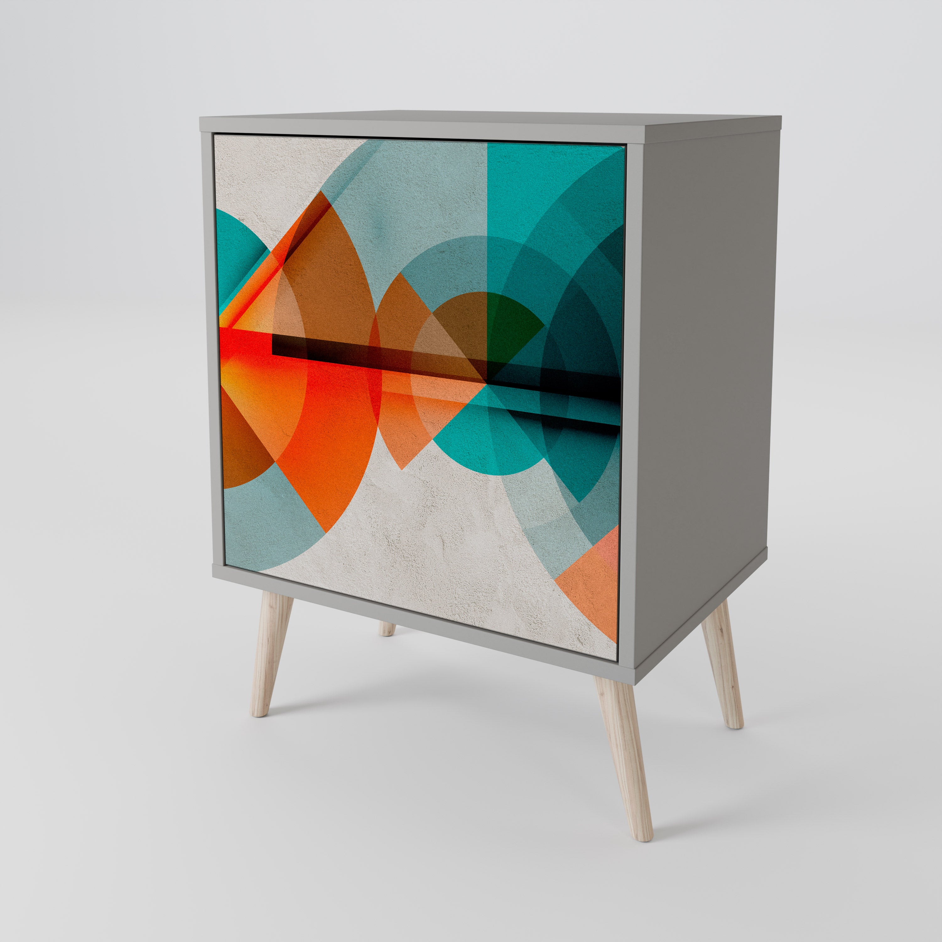 CIRCULAR RHAPSODY 1-Door Sideboard