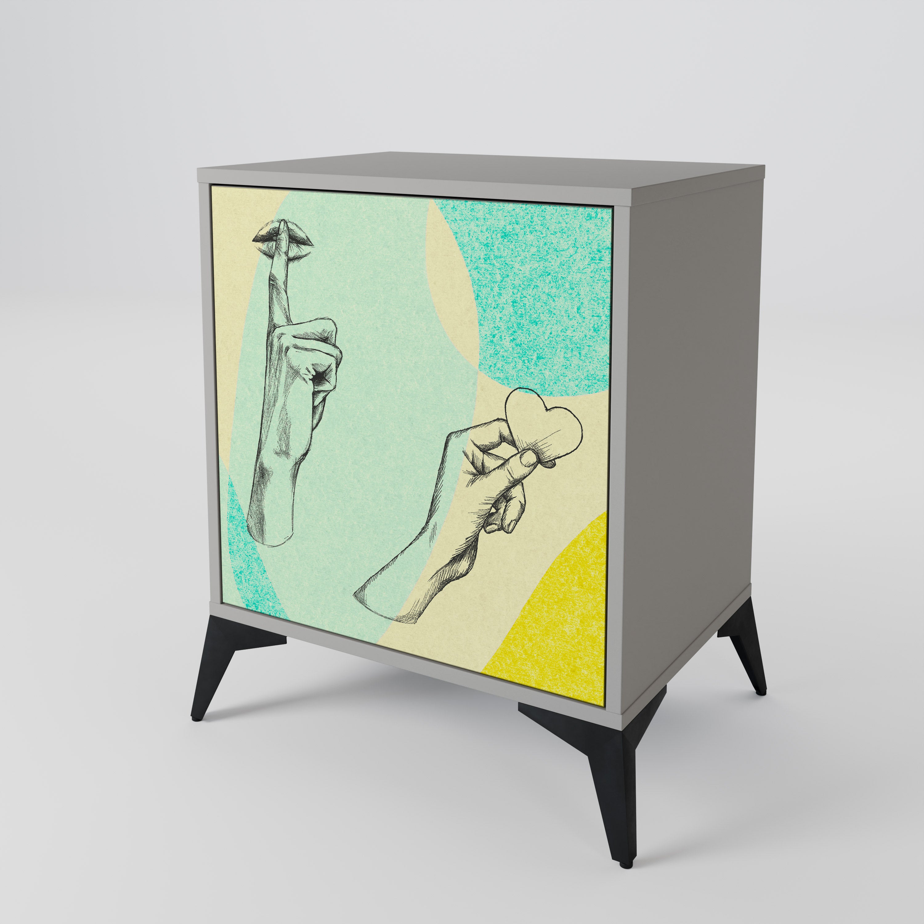 BODY LANGUAGE 1-Door Sideboard