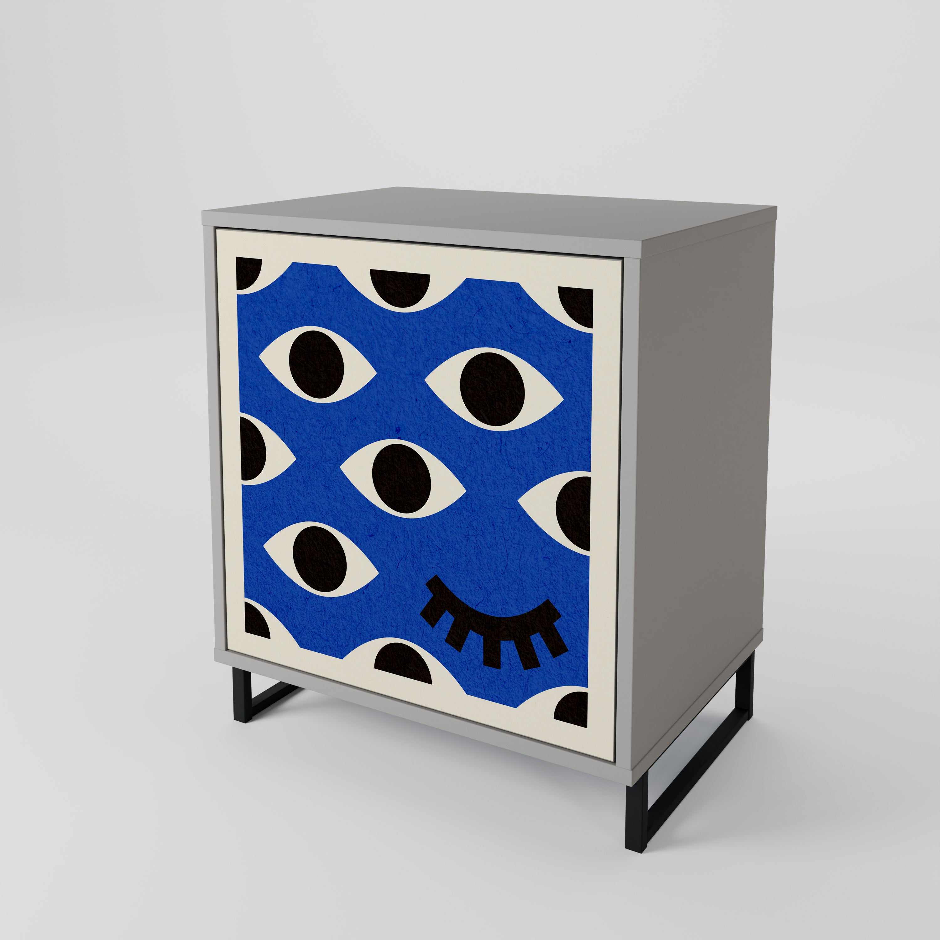 GEOMETRIC EYES 1-Door Sideboard