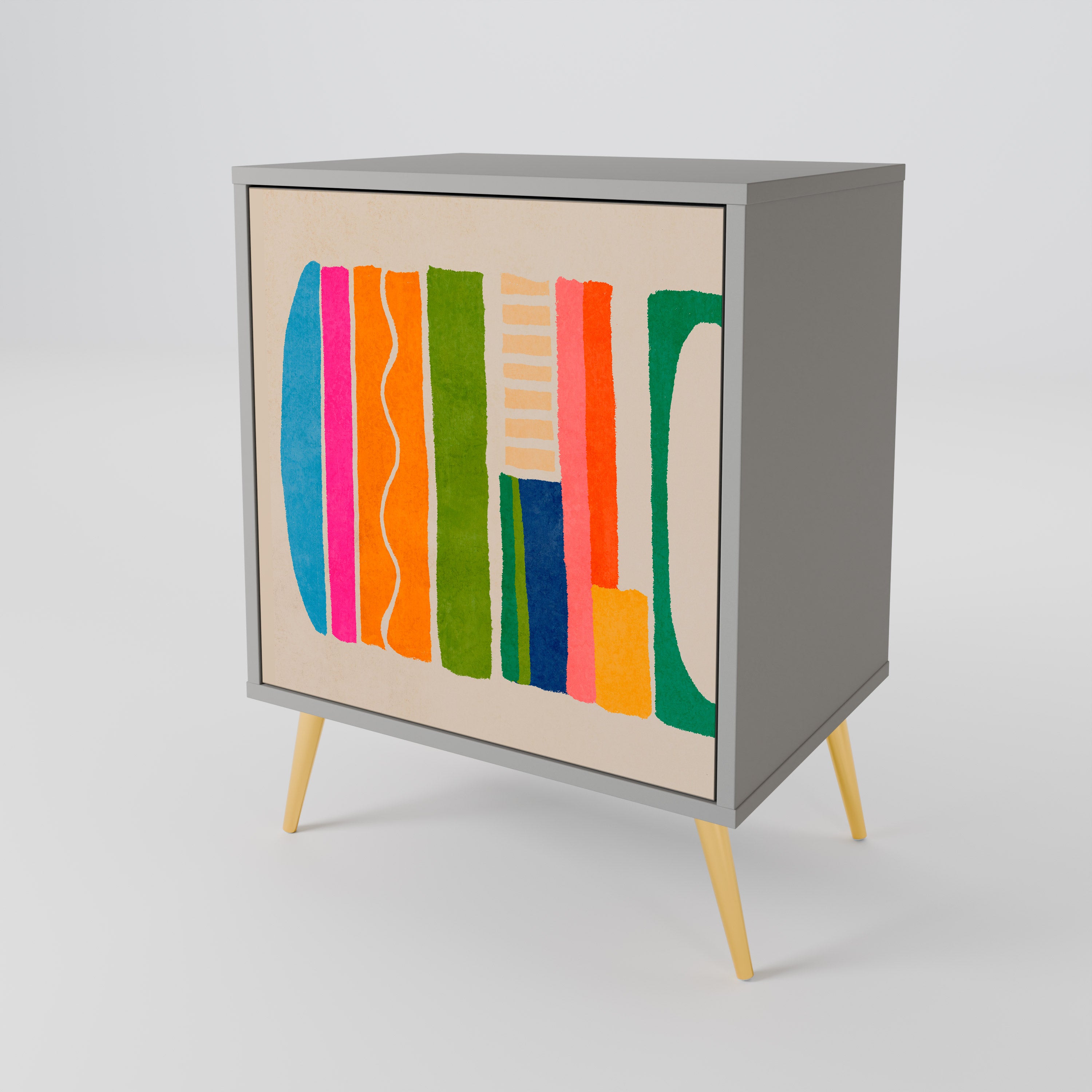 GEOMETRIC SHINE 1-Door Sideboard