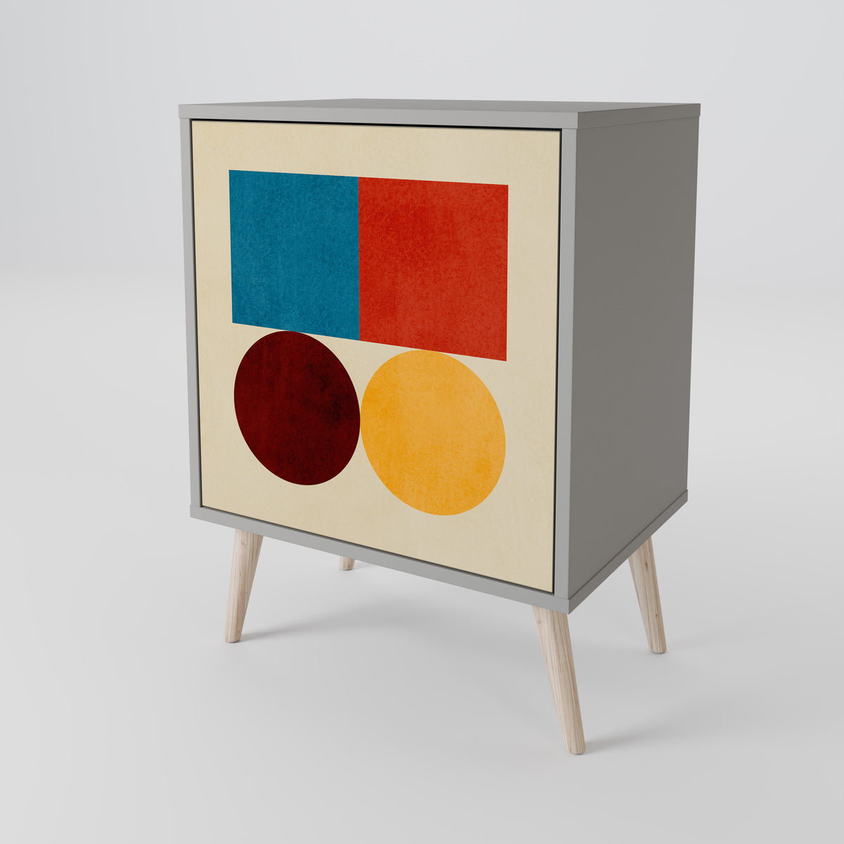 GEOMETRIC PUZZLE 1-Door Sideboard