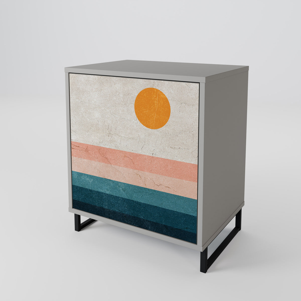 TWO HALVES 1-Door Sideboard