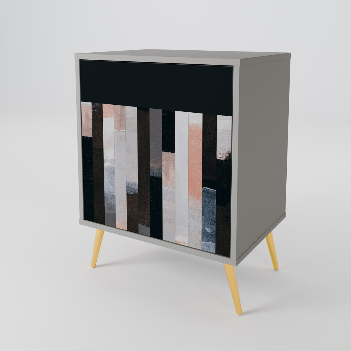 COLLAGE OF RECTANGLES 1-Door Sideboard
