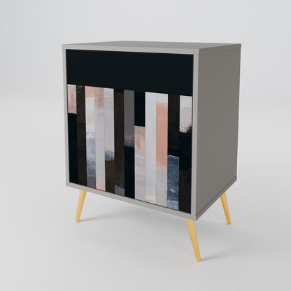 COLLAGE OF RECTANGLES 1-Door Sideboard